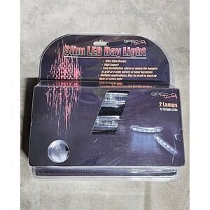 Spec-D Slim LED Day Light 12-LED Universal Bumper Fog‎ Lamps LF-102LED-WT-SD